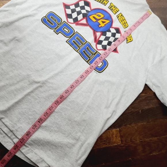 Vintage 90s 1996 Nascar Jeff Gordan Tshirt XL Born With The Need For Speed - Picture 4 of 9
